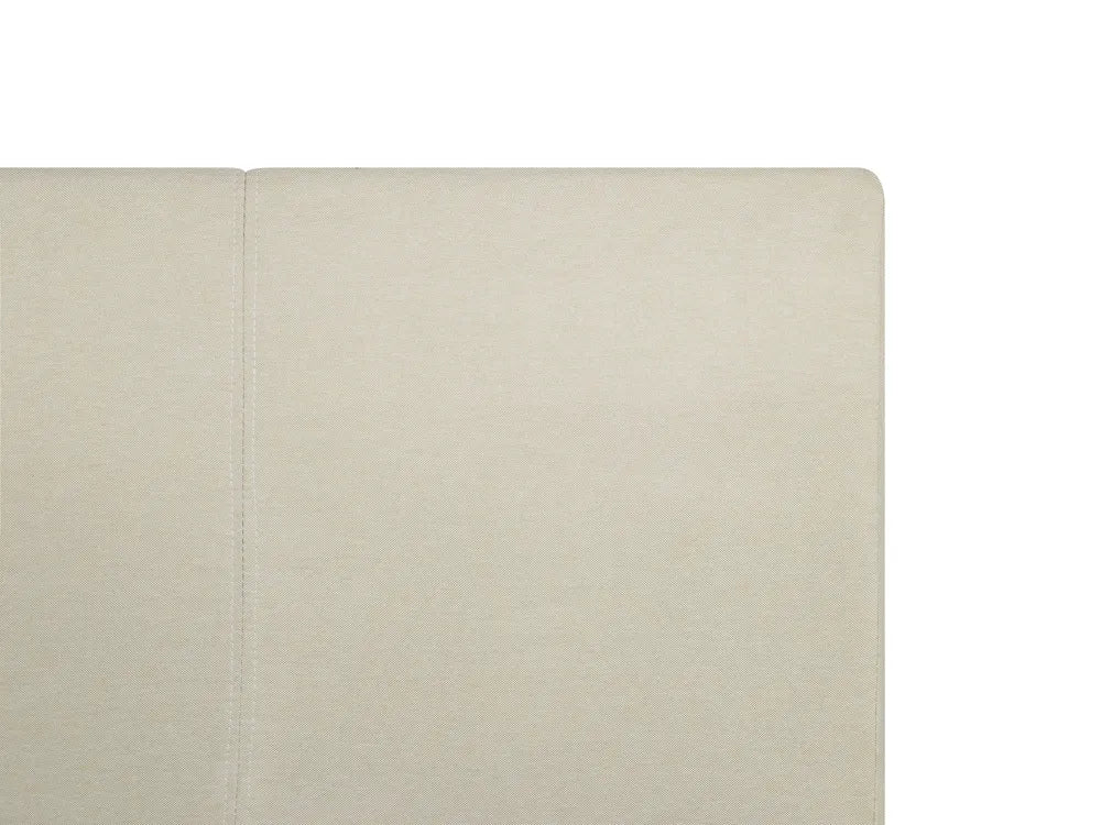 Ottoman Bed Fabric 180 x 200 cm (EU Super King) Light Beige Drew