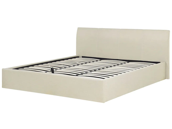 Ottoman Bed Fabric 180 x 200 cm (EU Super King) Light Beige Drew