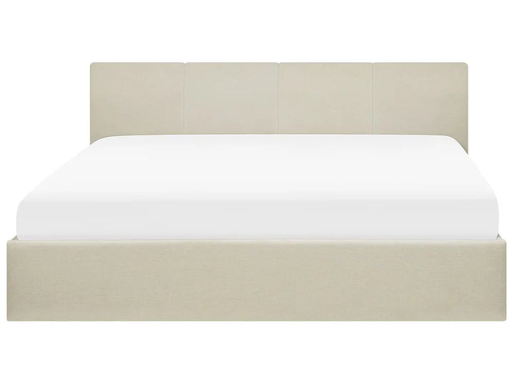 Ottoman Bed Fabric 180 x 200 cm (EU Super King) Light Beige Drew