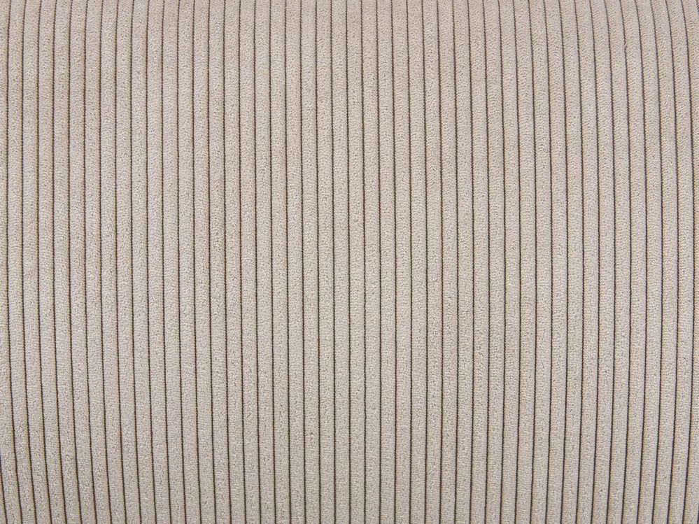 Bed Corduroy 180 x 200 cm (EU Super King) Taupe Jeffory
