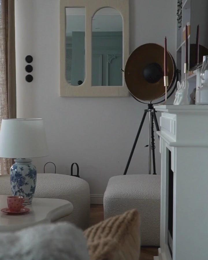 Wall Mirror Marcigny Boucle Off-White