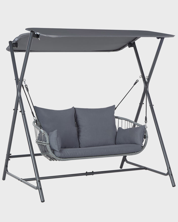 Fiastra Patio Swing Metal Dark Grey