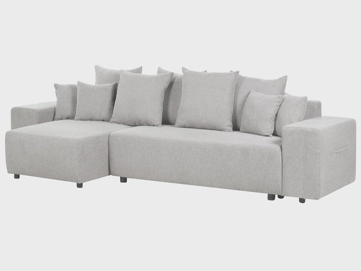 Luspa Corner Sofa Light Grey Right Hand