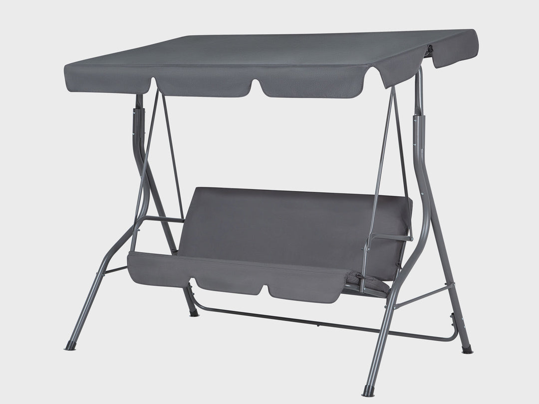 Chaplin Patio Swing  Metal Dark Grey