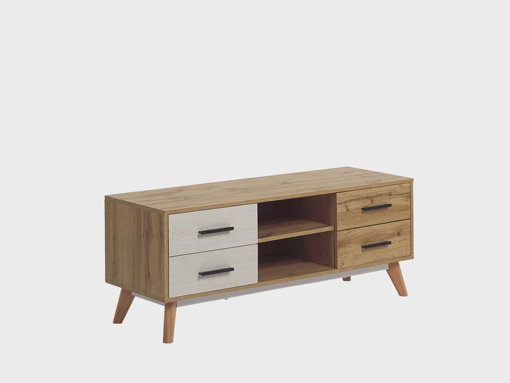TV Stand Light Brown Cartney