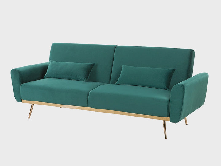 Eina 3 Seater Sofa Emerald Green Velvet