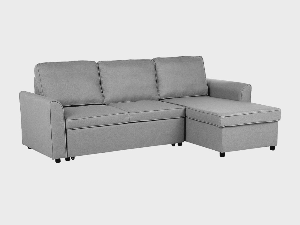 Left-Hand Corner Sofa Nesna Light Grey Left Hand