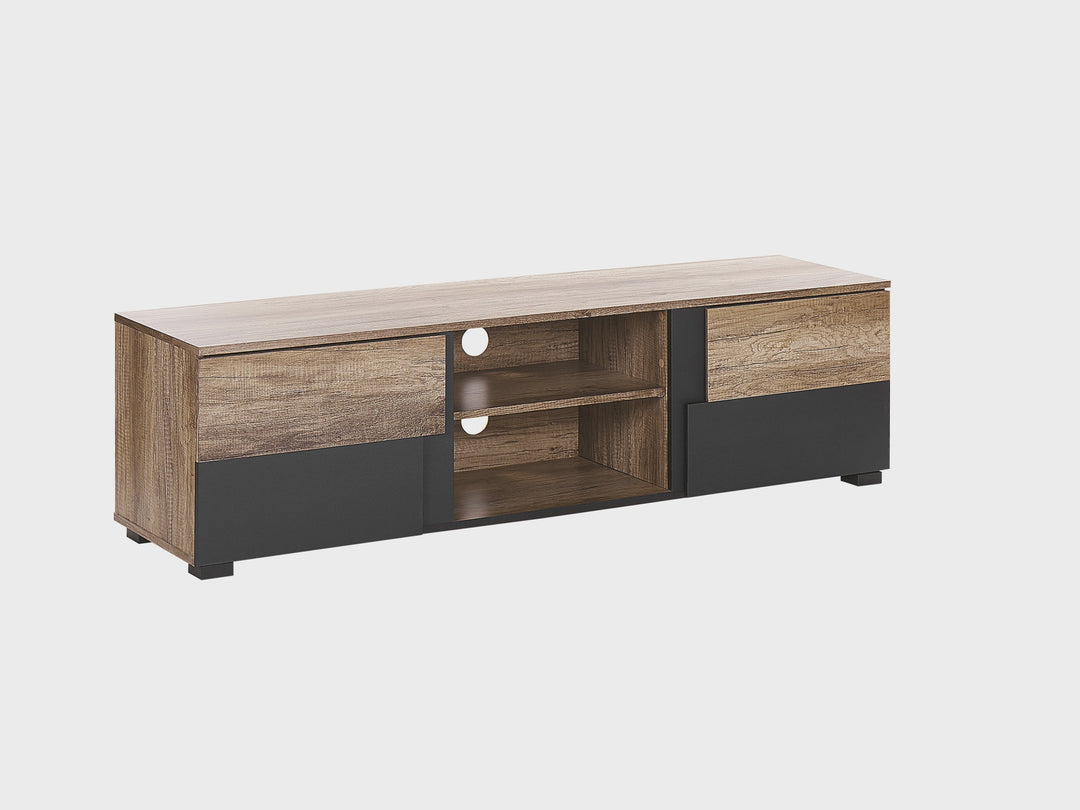 TV Stand Brown/ Black Wotton