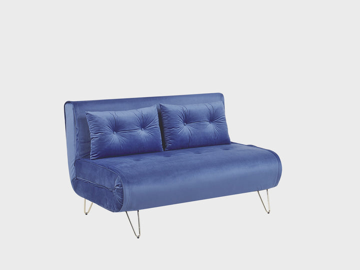 Vestfold 2 Seater Sofa Navy Blue Velvet