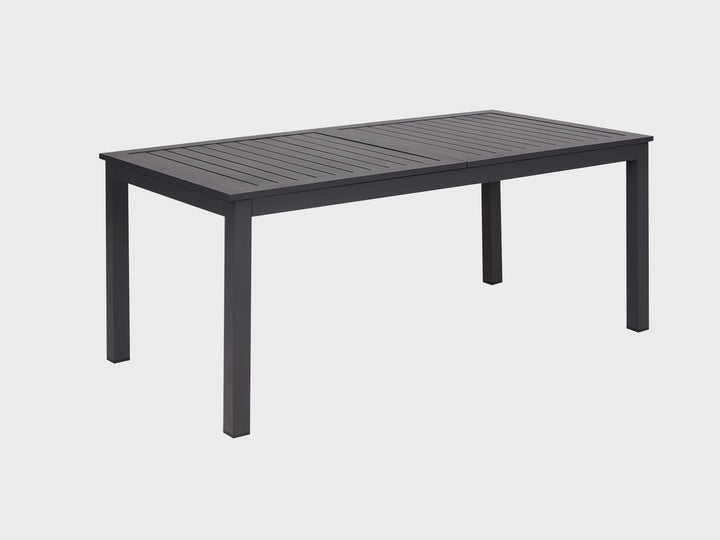 Skaloma Extending Garden Dining Table 180/240 cm 90 cm Metal Dark Grey