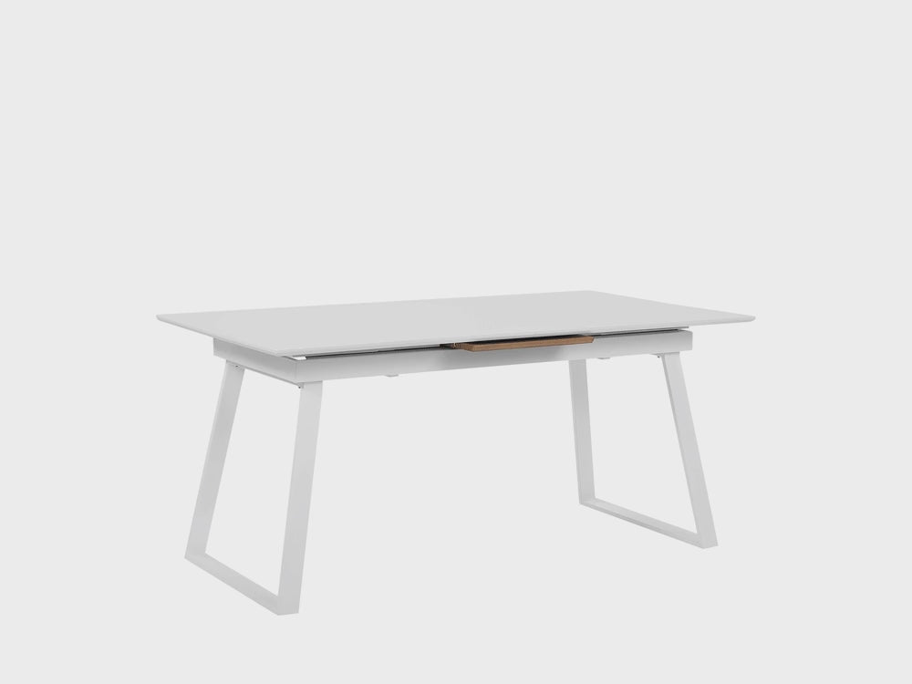 Extending Dining Table 160/200 x 90 cm White Kaluna