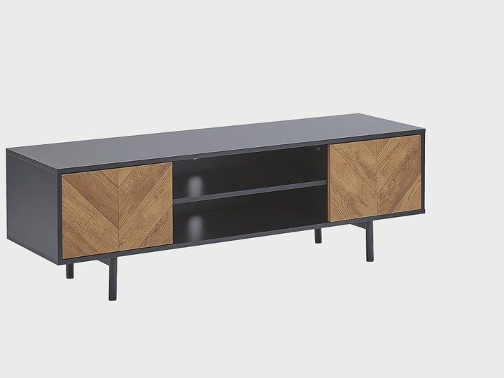 TV Stand Brown/ Black Bamard