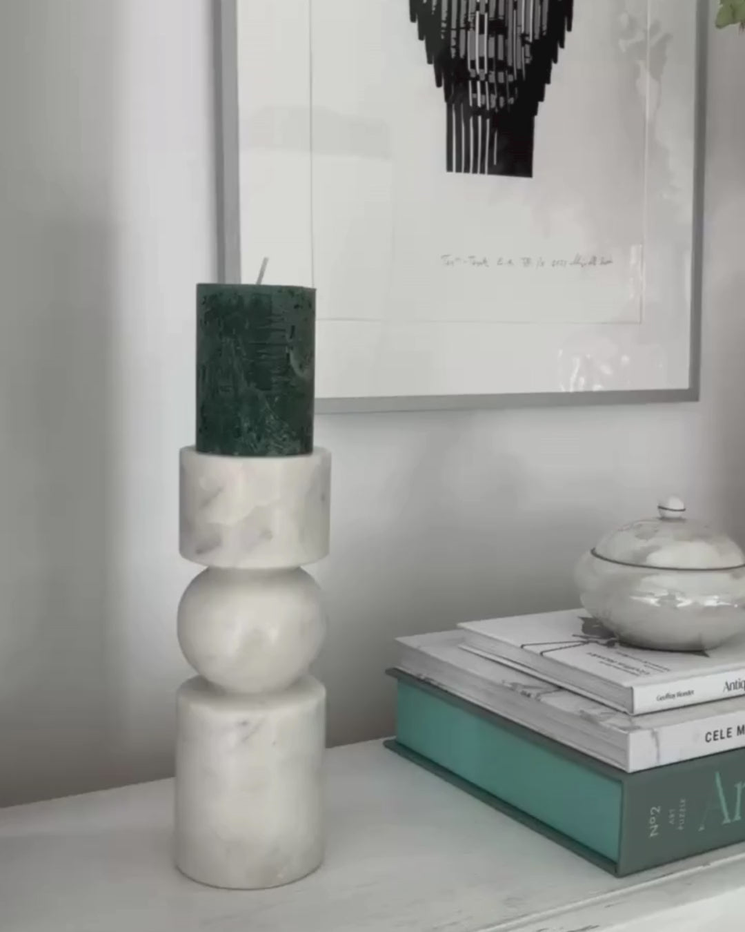 Inshas Flower Vase Metal 39 cm Silver