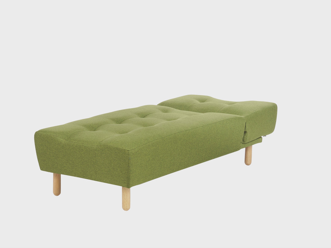 Alsten Fabric Chaise Lounge Green