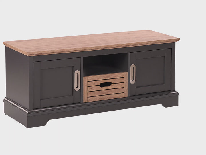 TV Stand Dark Grey Kruszewski