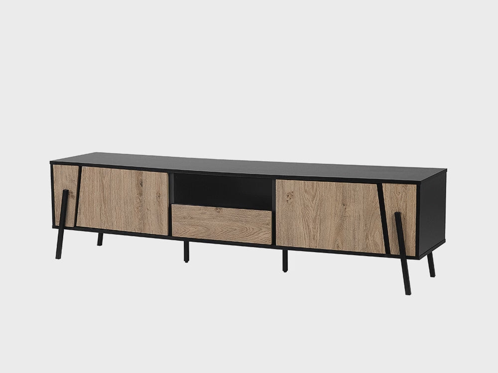 TV Stand Brown/ Black Eilisha