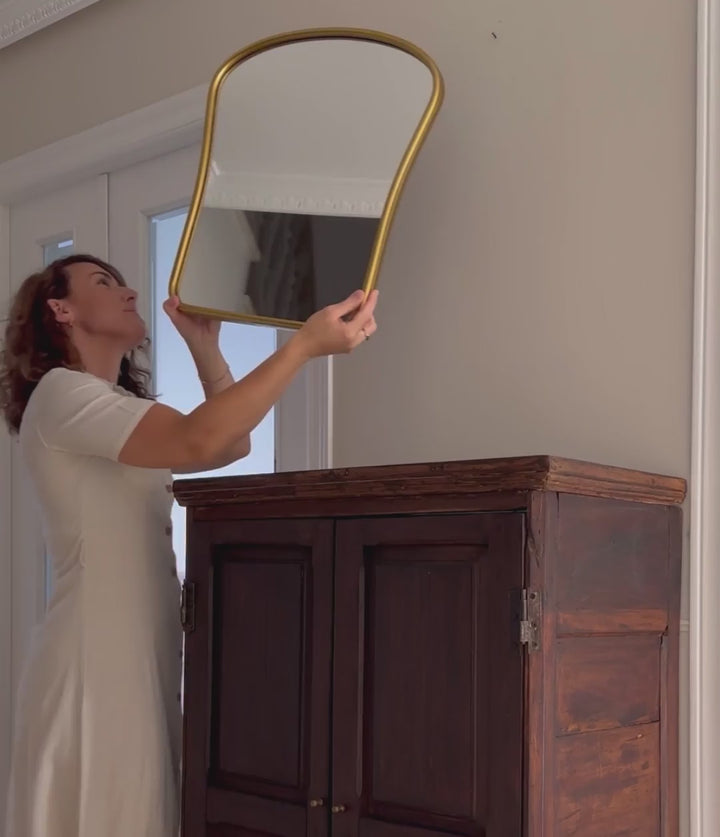 Wall Mirror Noth Metal Gold  