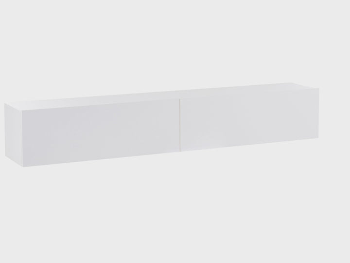 Wall Mounted TV Stand White Antoni