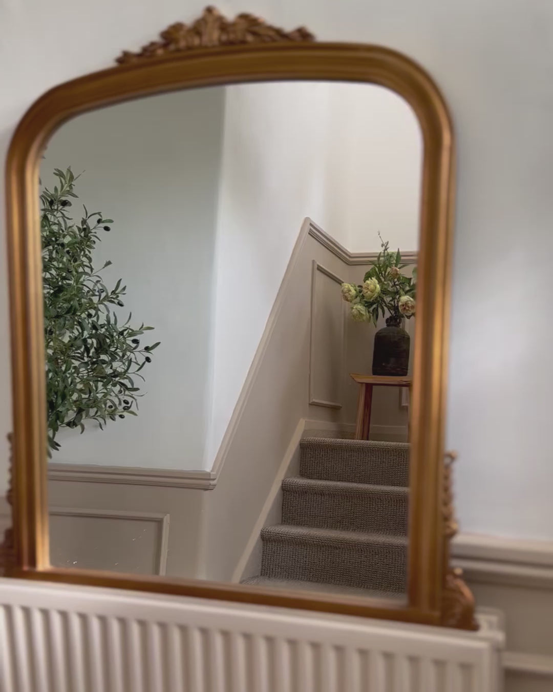 Sussey Wall Mirror Metal Gold