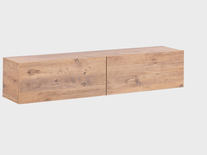 Wall Mounted TV Stand Brown Antoni