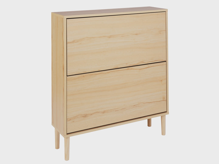 Shoe Storage Cabinet Light Brown Luhan