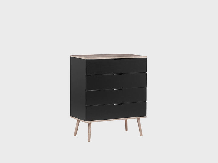 Nestor II 4 Drawer Chest Black