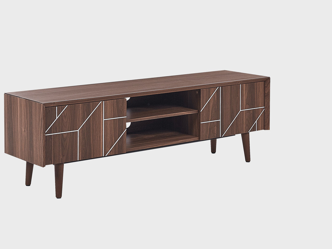 TV Stand Dark Brown Dragelin