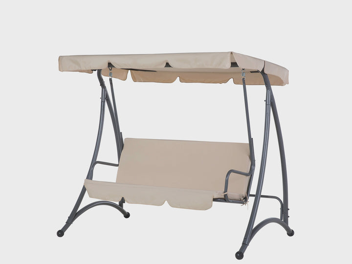 Temple Patio Swing Metal Sand Beige