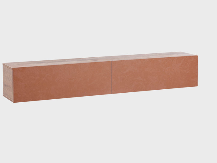 Wall Mounted TV Stand Red Antoni