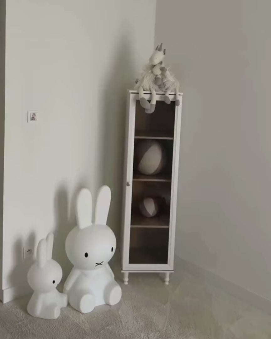 Glass Display Cabinet 40 cm White Bayline