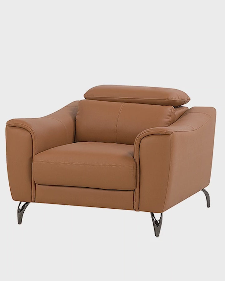 Narwik Armchair Leather Brown