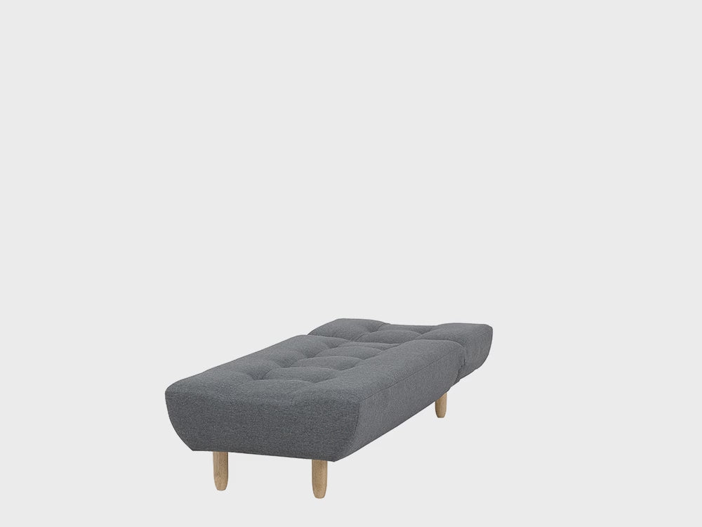 Alsten Fabric Chaise Lounge Grey