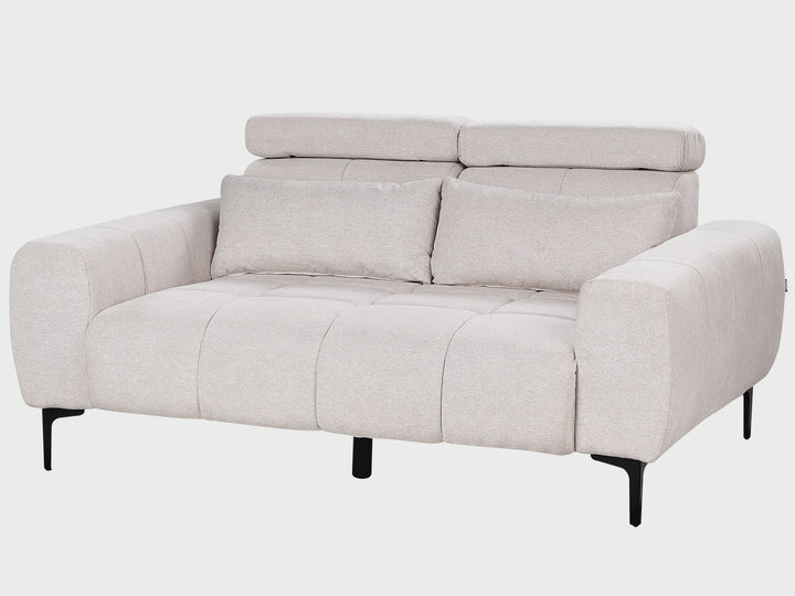 Vegamo 2 Seater Fabric Sofa Beige