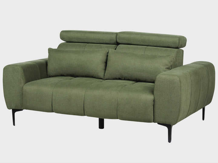 Vegamo 2 Seater Fabric Sofa Green