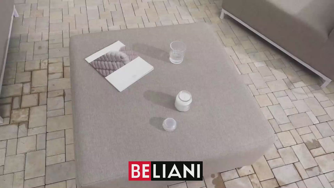 Rovigo Garden Lounge Set with Table 5 Seater Beige
