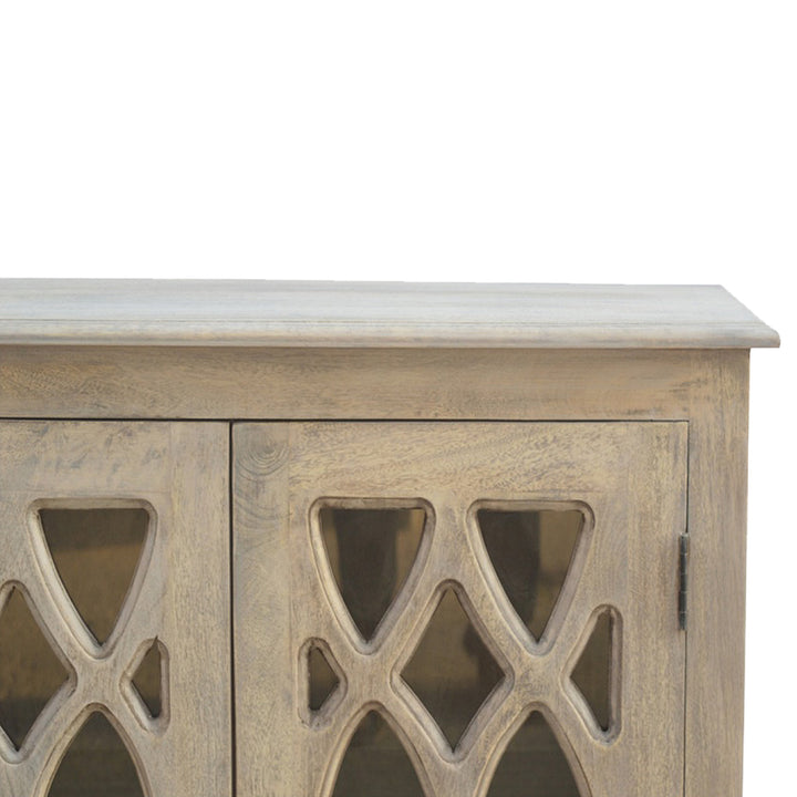 Solid Mango Wood Stone Wash Sideboard