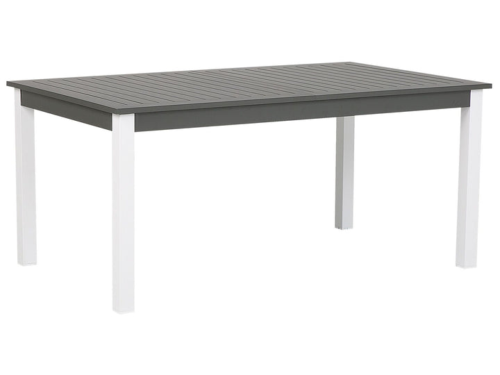 Pancole Extending Garden Dining Table 168/248 cm 100 cm Metal Grey