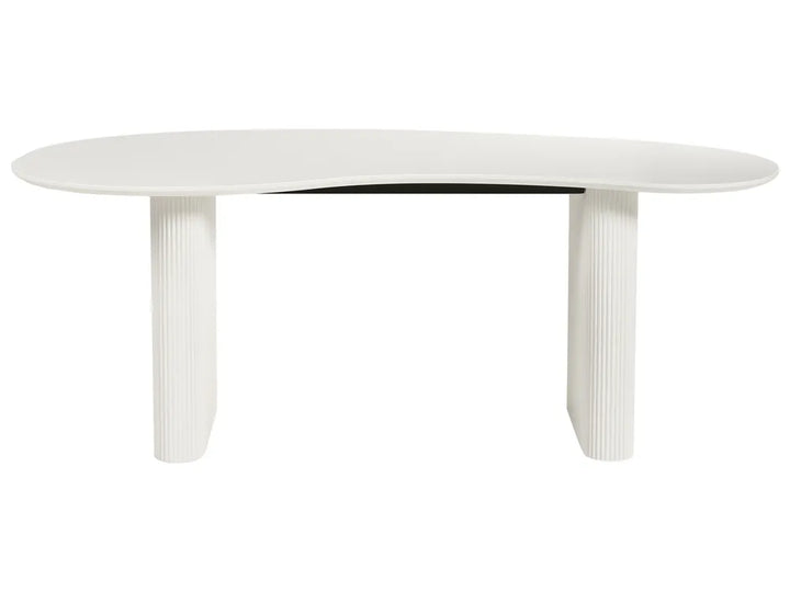Dining Table White 198 cm 93 cm Bason