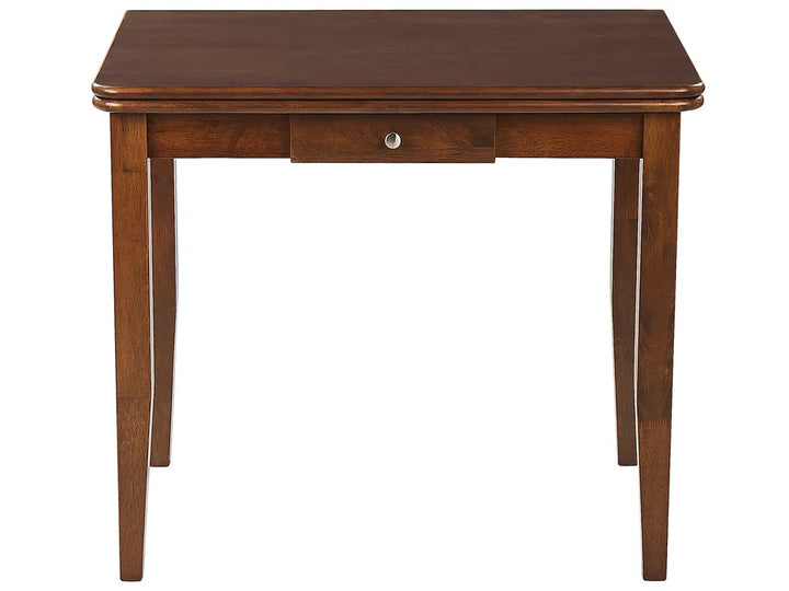 Extending Dining Table Dark Brown 90/120 cm 60 cm Wood Aveon