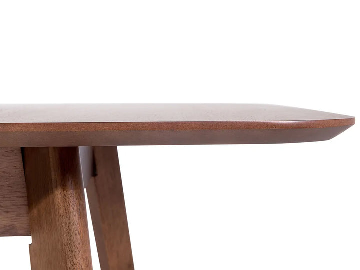 Dining Table Dark Walnut 200 cm 100 cm Varena