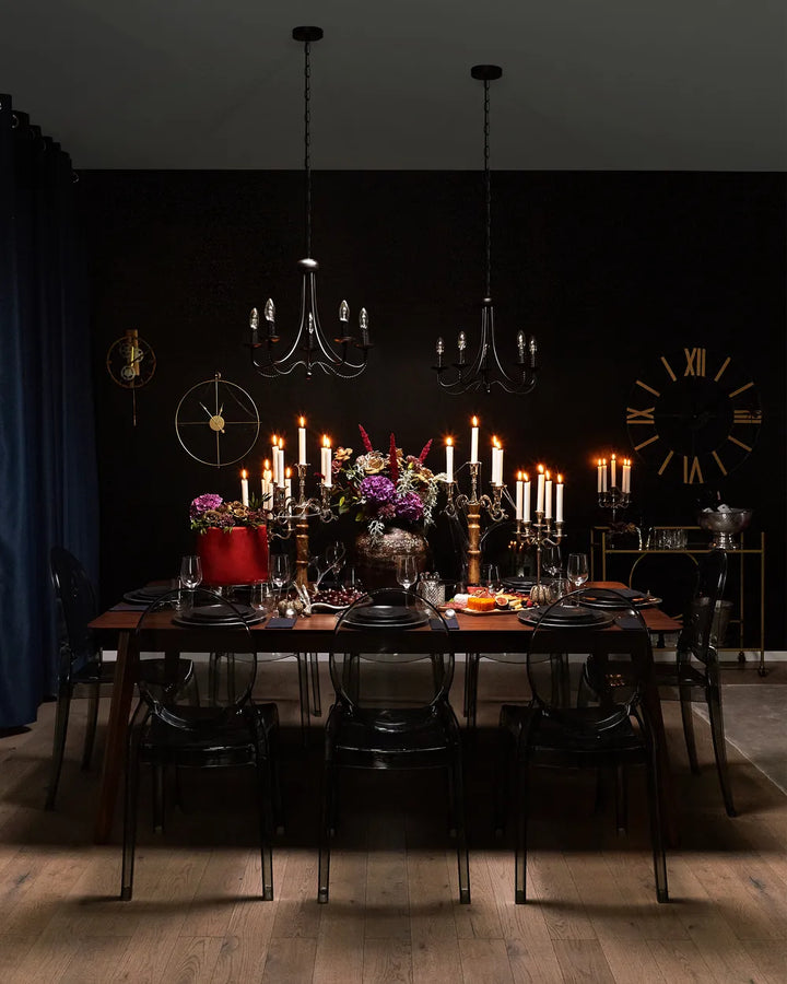 Dining Table Dark Walnut 200 cm 100 cm Varena