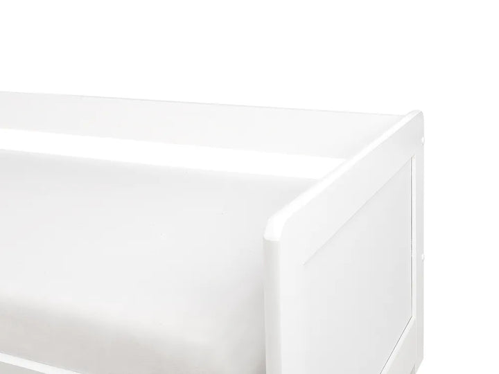 Trundle Bed Pine Wood 90 x 200 cm (EU Single) White Erthridge