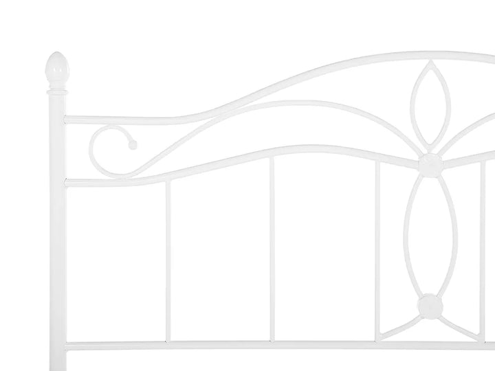 Bed Metal 160 x 200 cm (EU King Size) White Colina