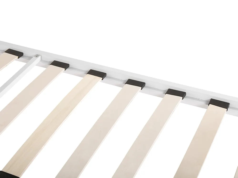 Bed Metal 160 x 200 cm (EU King Size) White Colina
