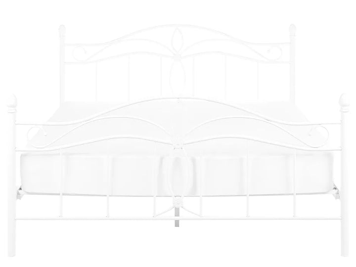 Bed Metal 160 x 200 cm (EU King Size) White Colina