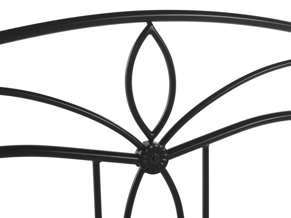 Bed Metal 180 x 200 cm (EU Super King) Black Colina