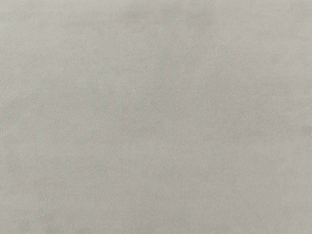 Bed Velvet 180 x 200 cm (EU Super King) Light Grey Daphne