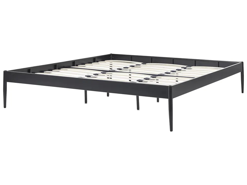 Bed Metal 180 x 200 cm (EU Super King) Black Alaja
