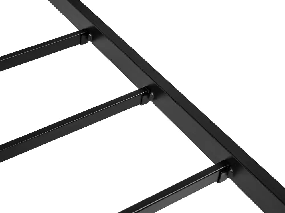 Four Poster Bed Metal 180 x 200 cm (EU Super King) Black Marianna
