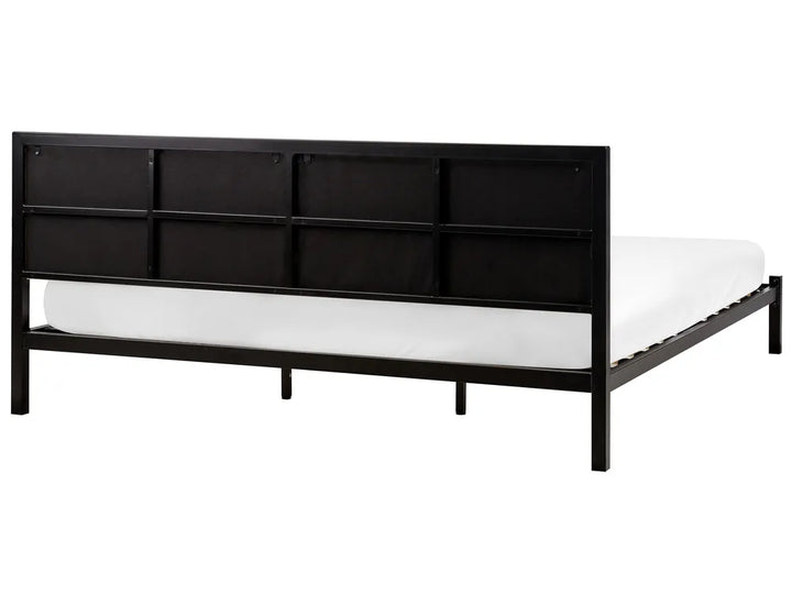 Stylish super king metal bed beige